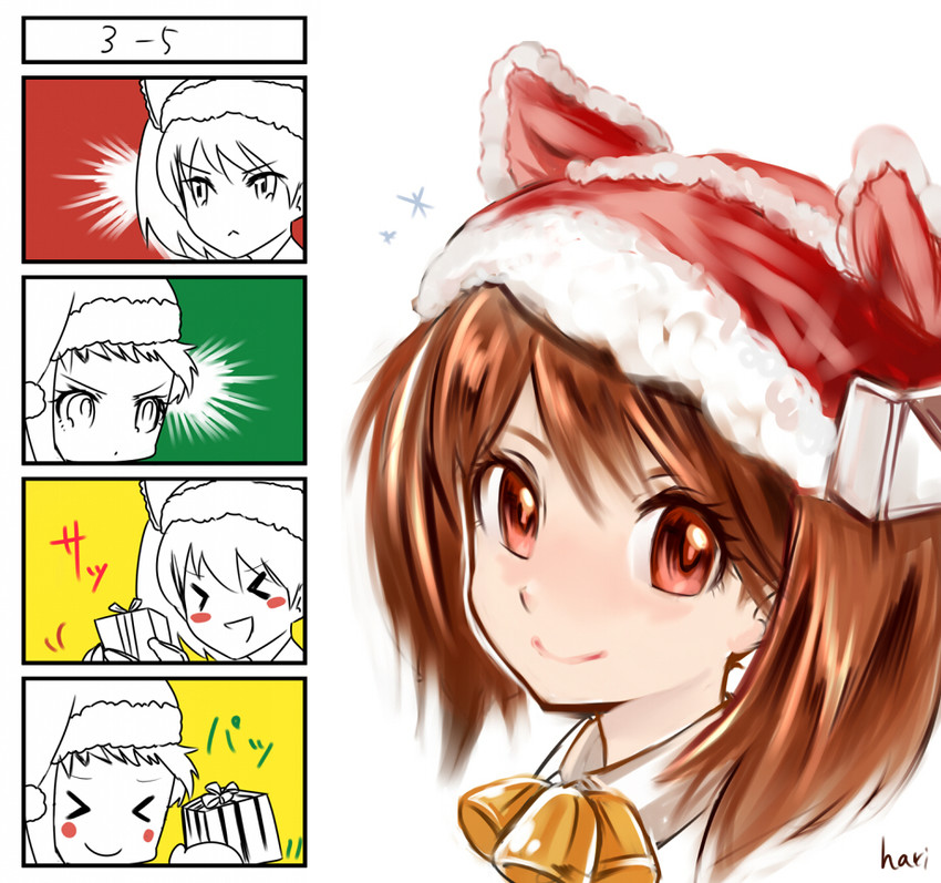 ryuujou, northern ocean princess, and ryuujou kai ni (kantai collection) drawn by hari.