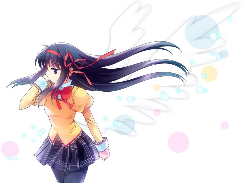 akemi homura (mahou shoujo madoka magica) drawn by rei_(rei's_room)