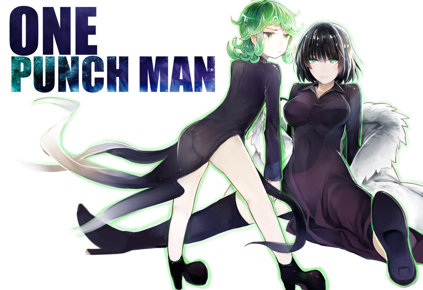 tatsumaki and fubuki (one-punch man) drawn by kaki_(shi360)