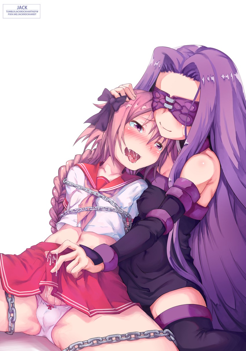 astolfo and medusa (fate and 3 more) drawn by jack_rockhardt