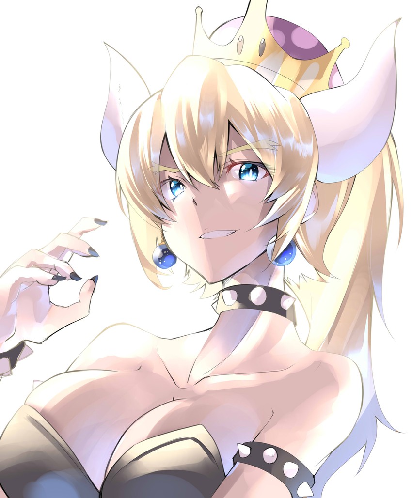 bowsette (mario and 1 more) drawn by dorashieru