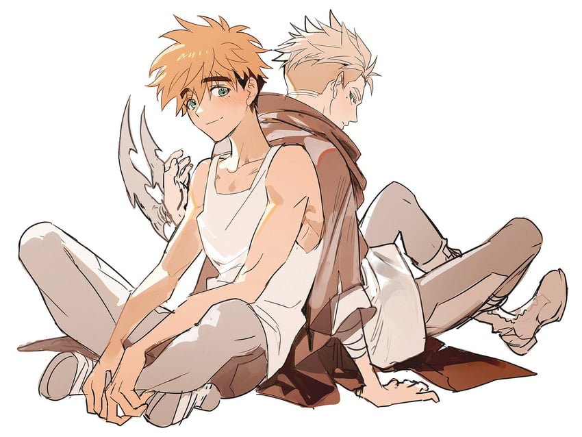 vash the stampede and millions knives (trigun and 1 more) drawn by citronplanet
