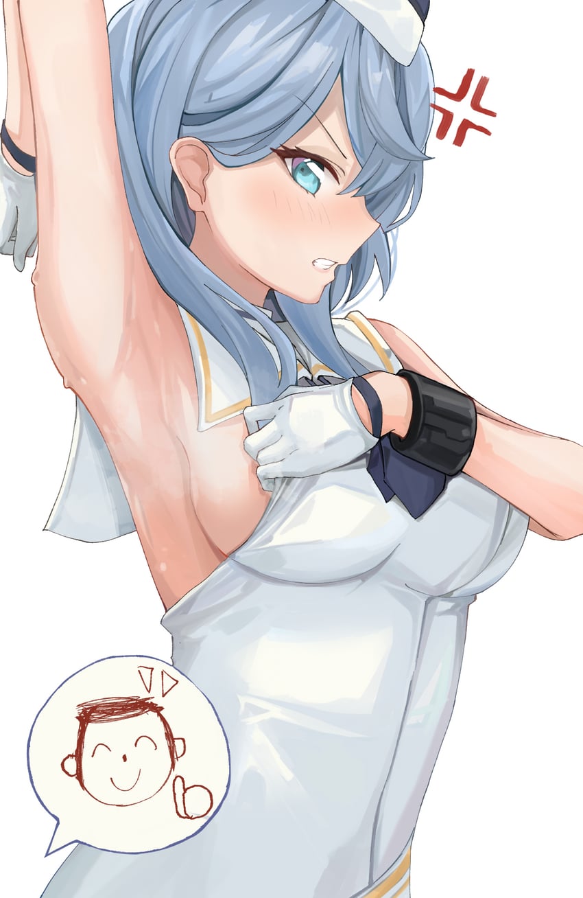 sensei, doodle sensei, and ako (blue archive) drawn by eru_(aeeu2243)