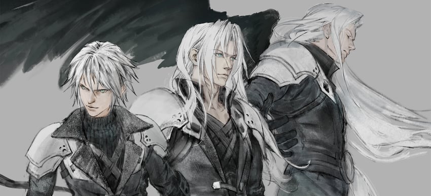sephiroth (final fantasy and 3 more) drawn by luluzhang998873