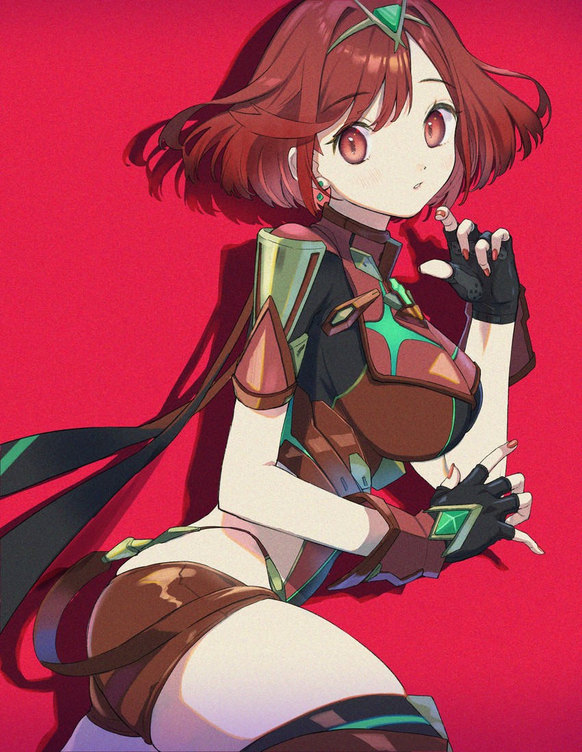 pyra (xenoblade chronicles and 1 more) drawn by fujie-yz