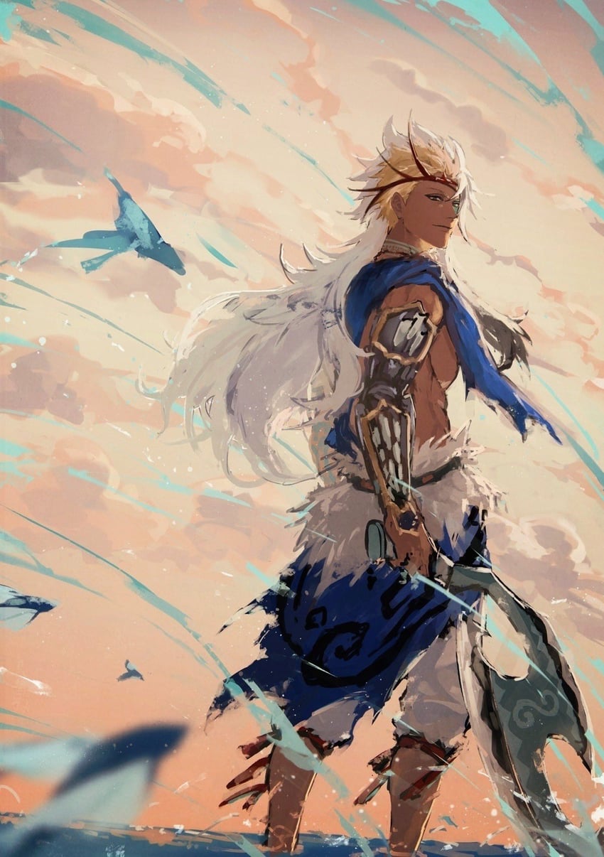 umisachi-hiko (fate and 1 more) drawn by savamisooon