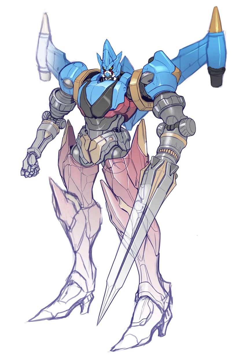 getter liger (getter robo and 1 more) drawn by maeda_hiroyuki