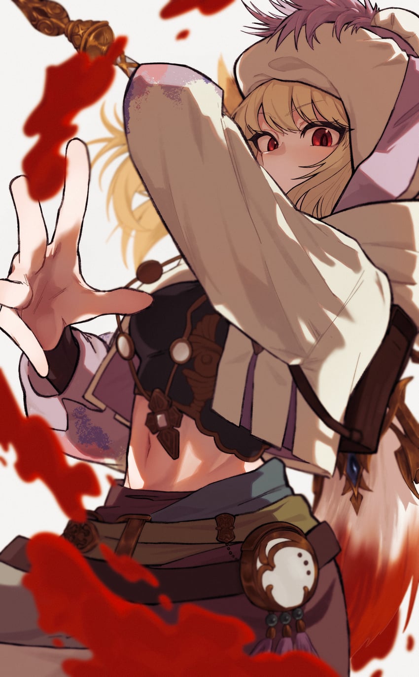 warrior of light and pictomancer (final fantasy and 1 more) drawn by fujinari
