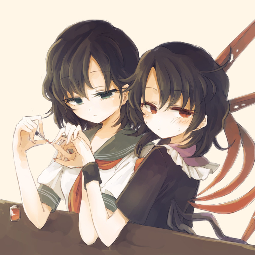 houjuu nue and murasa minamitsu (touhou) drawn by hisona_(suaritesumi)