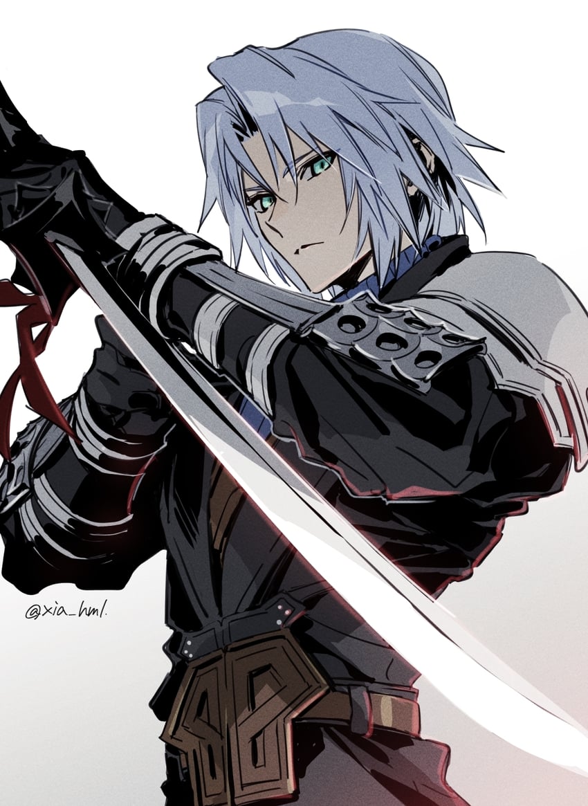 sephiroth (final fantasy and 2 more) drawn by xia_(ryugo)