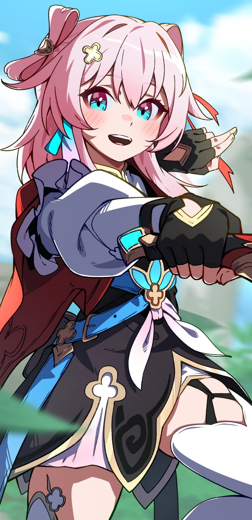 march 7th (honkai and 1 more) drawn by ecliygame