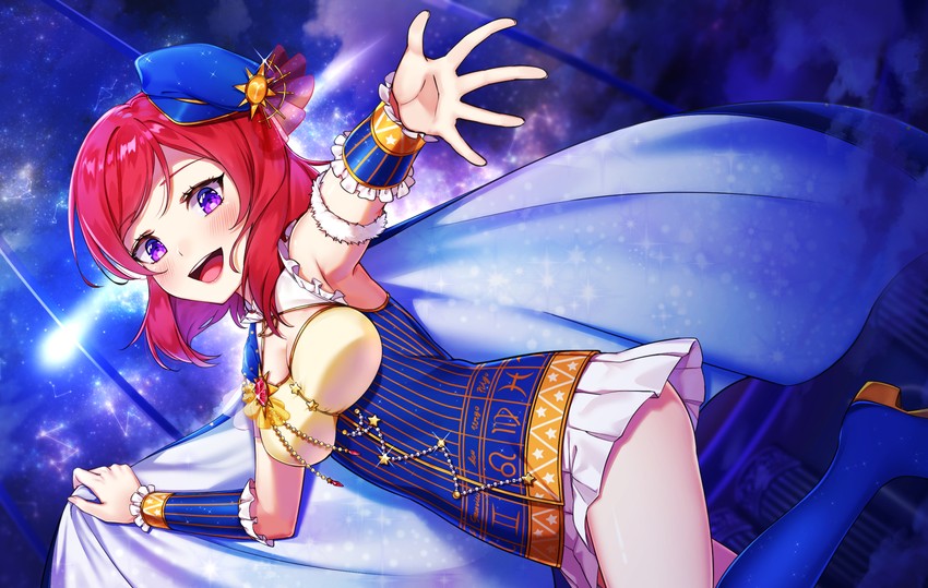 nishikino maki (love live! and 2 more) drawn by hachinatsu