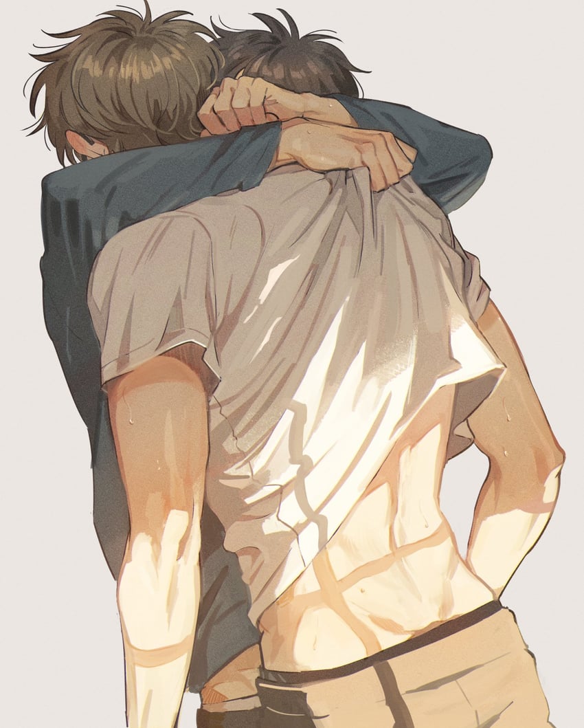 miyuki kazuya and sawamura eijun (ace of diamond) drawn by sato_(sato_1_11)