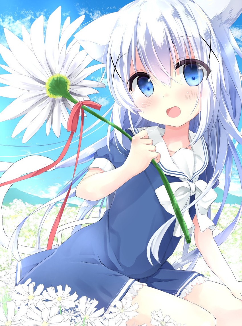 kafuu chino (gochuumon wa usagi desu ka?) drawn by kouda_suzu