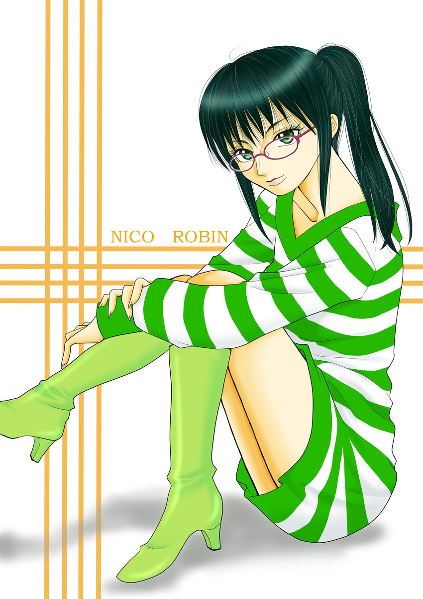 nico robin (one piece and 1 more) drawn by inu-ya-sha