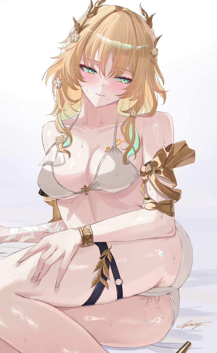aglaea (honkai and 1 more) drawn by miya-chan_(lightning0730)