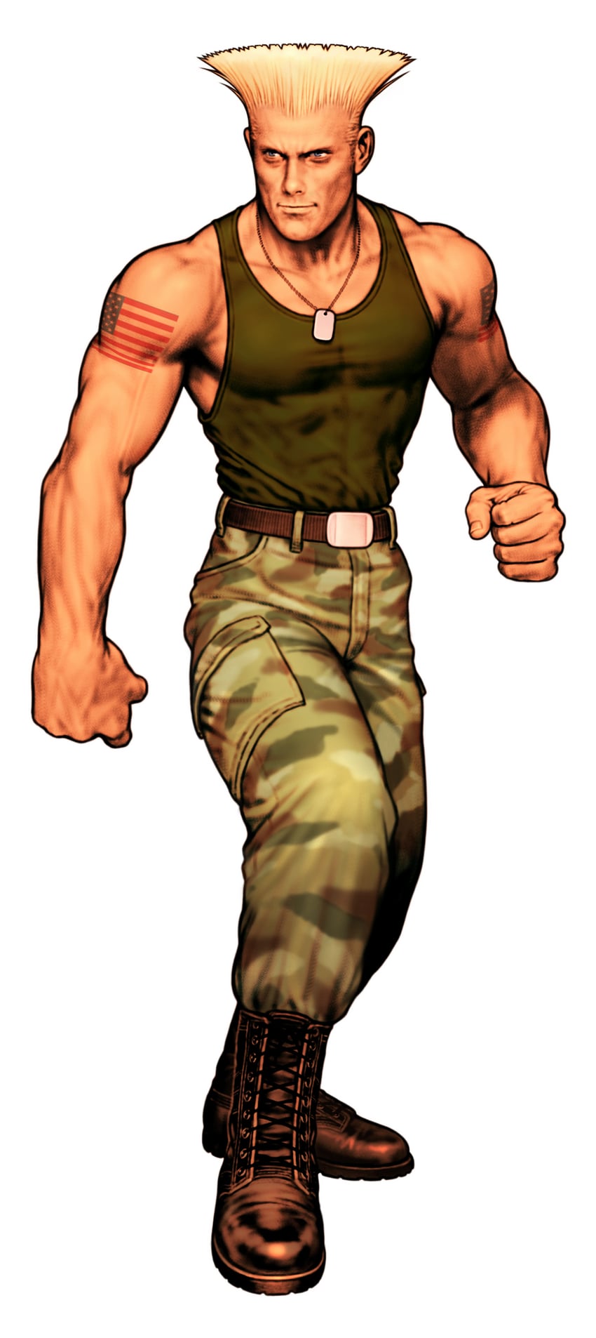 guile (street fighter and 2 more) drawn by mori_toshiaki