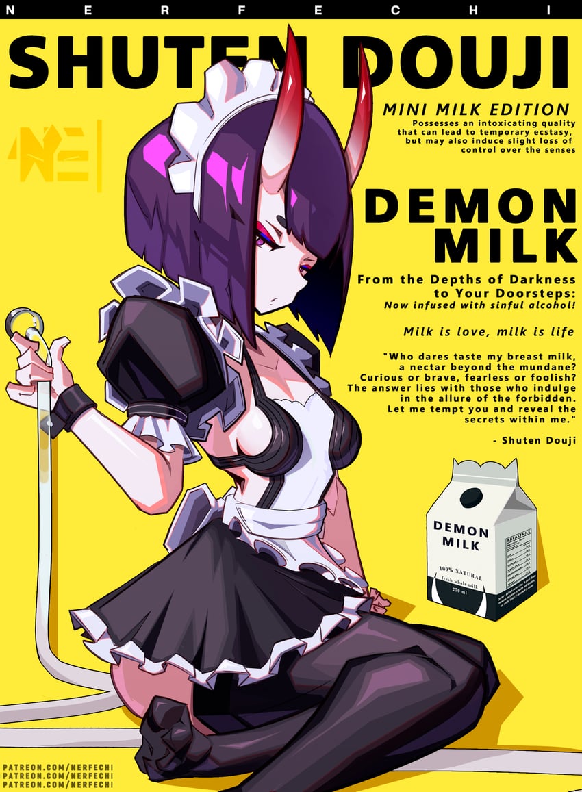 shuten douji (fate and 1 more) drawn by nerfechi