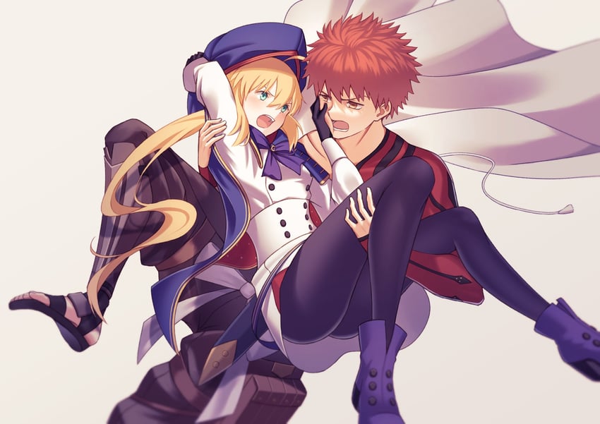 artoria pendragon, emiya shirou, artoria caster, and senji muramasa (fate and 1 more) drawn by ka_ki_o
