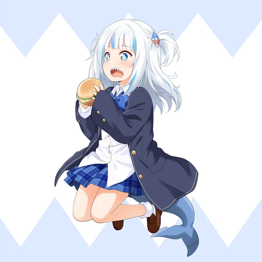 gawr gura (hololive and 1 more) drawn by felutiahime