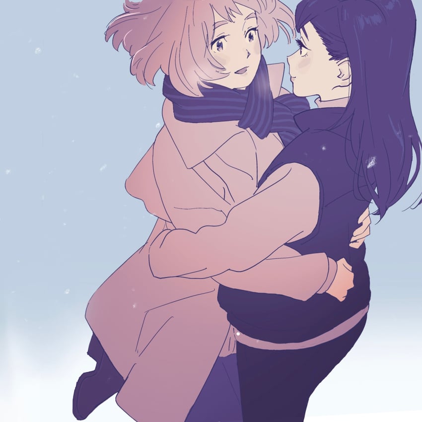 miyake ayano and hirayama akari (otona ni nattemo) drawn by 55bata6rou