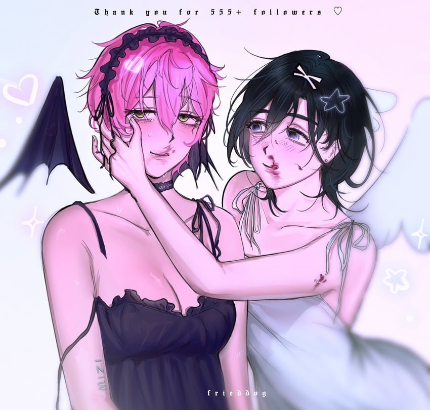 sua and mizi (alien stage) drawn by frieddog