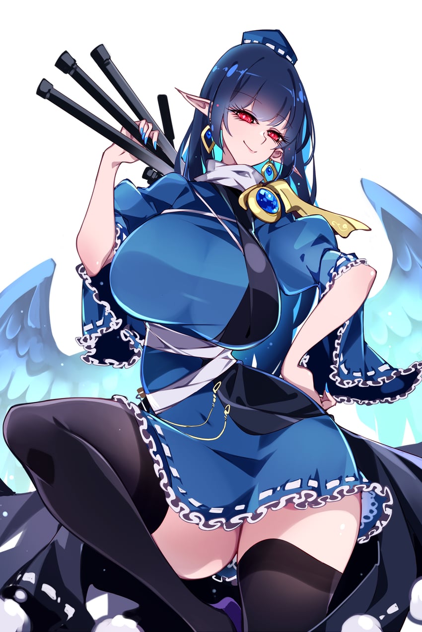 iizunamaru megumu (touhou) drawn by raptor7