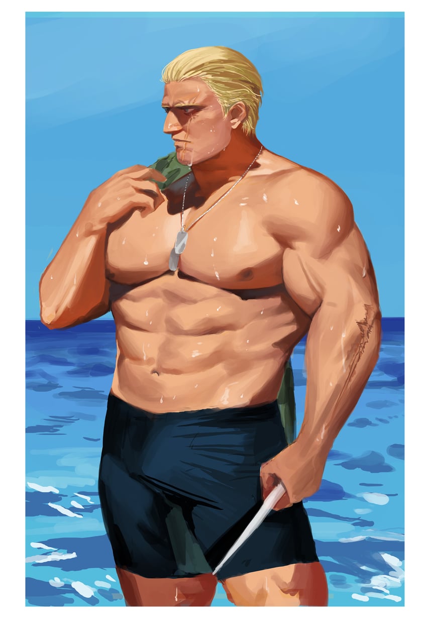 jack krauser (resident evil and 1 more) drawn by on_(isk1812)
