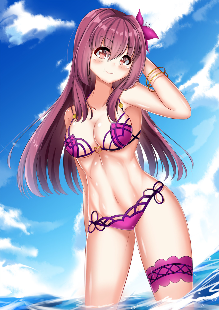 scathach (fate and 1 more) drawn by katou_shinobu