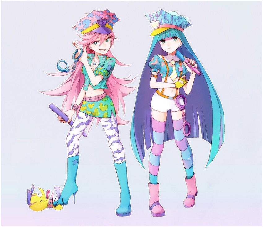 stocking, panty, and chuck (panty & stocking with garterbelt) drawn by tsuyuxxx