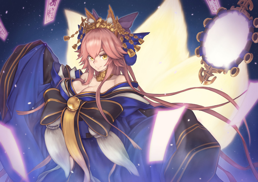 tamamo and tamamo no mae (fate and 1 more) drawn by yasu_(segawahiroyasu)