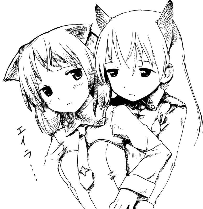 sanya v. litvyak and eila ilmatar juutilainen (world witches series and 1 more) drawn by kinniku_tarou