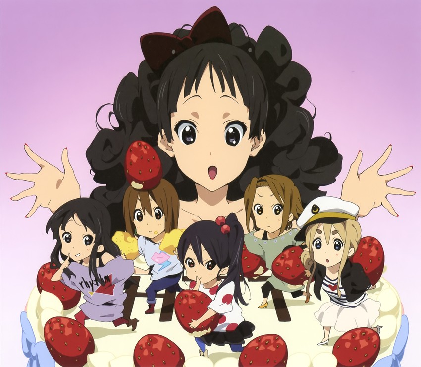 akiyama mio, nakano azusa, hirasawa yui, tainaka ritsu, and kotobuki tsumugi (k-on!)