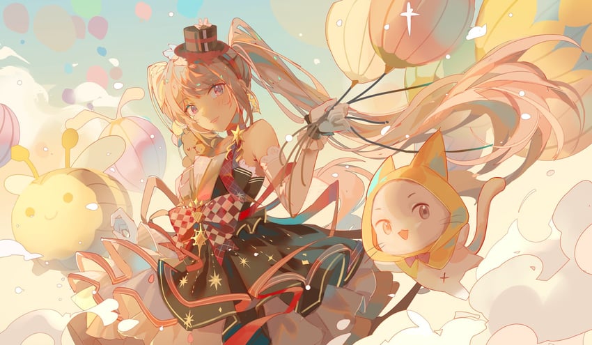 nikki, momo, and dance till dawn (nikki and 1 more) drawn by kirabunni