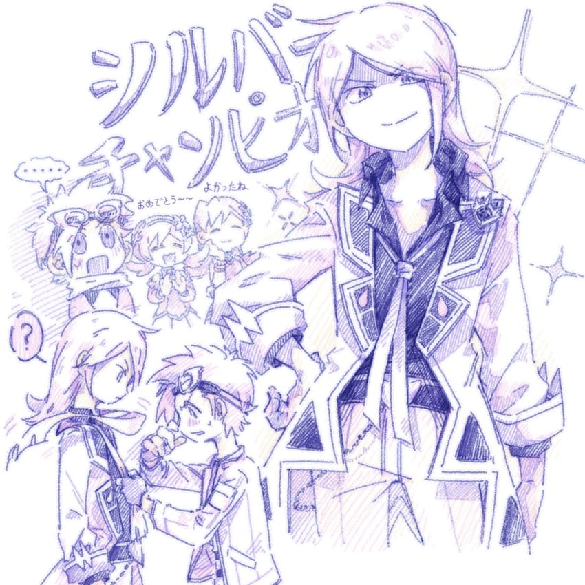 ethan, lyra, kris, and silver (pokemon and 1 more) drawn by tan_carbonnn