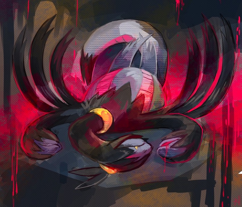 hydreigon and sandy (pokemon and 1 more) drawn by glitchedpuppet