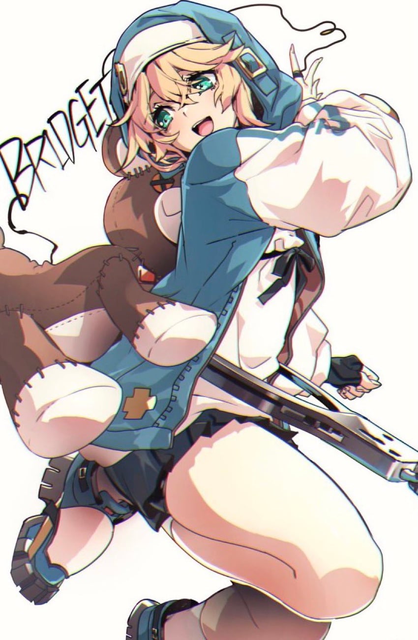 bridget and roger (guilty gear and 1 more) drawn by akagi_rio