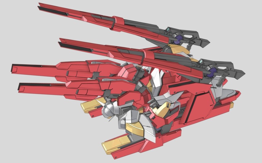 gundam reborn origin and gundam reborn origin tank (gundam and 1 more) drawn by zefai