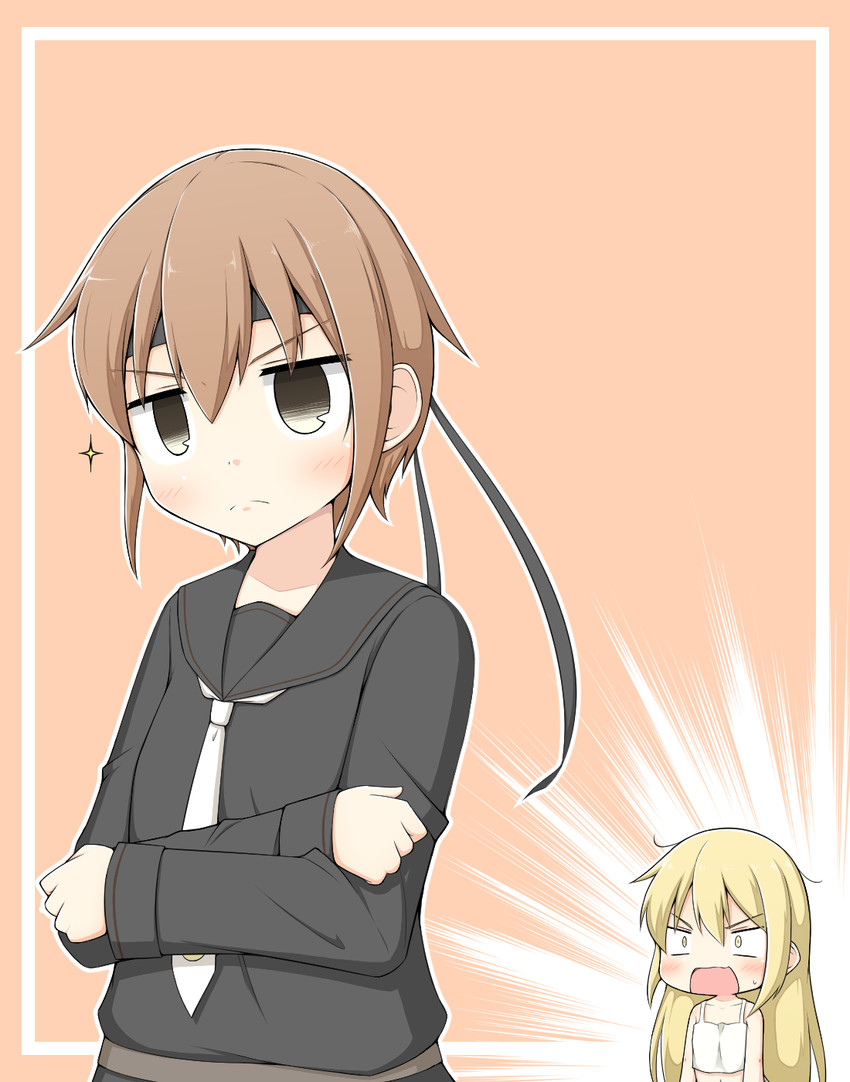 satsuki and wakaba (kantai collection) drawn by goma_(yoku_yatta_hou_jane)
