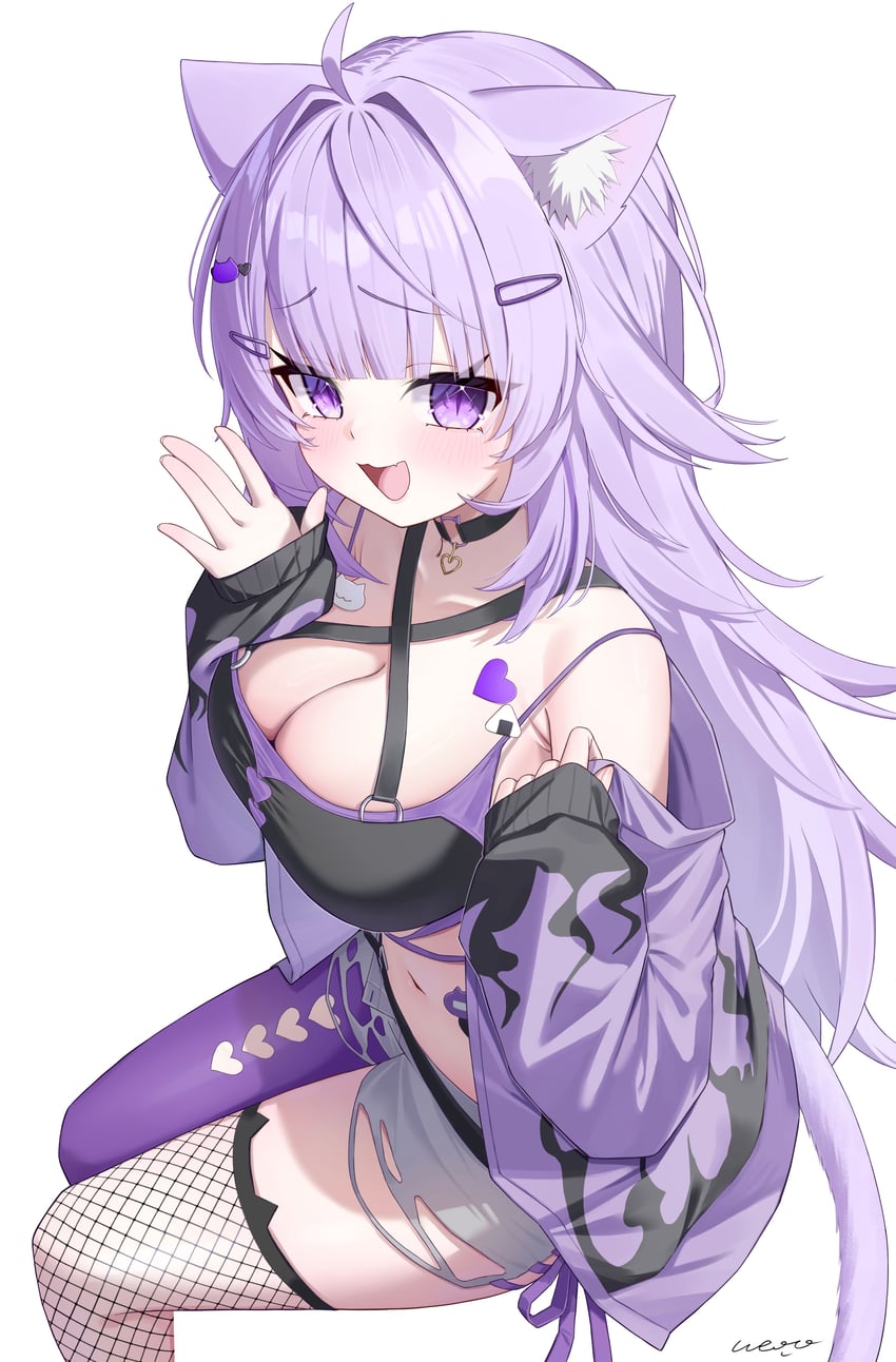 nekomata okayu (hololive) drawn by ai_(u_e_o_o)