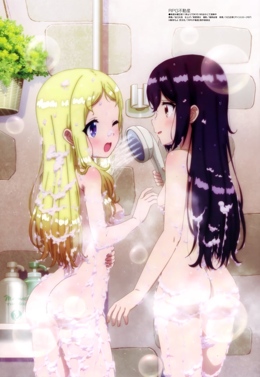 rakira and rufuria (megami magazine and 1 more) drawn by taniguchi_motohiro