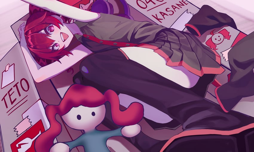 kasane teto (utau and 1 more) drawn by tomya