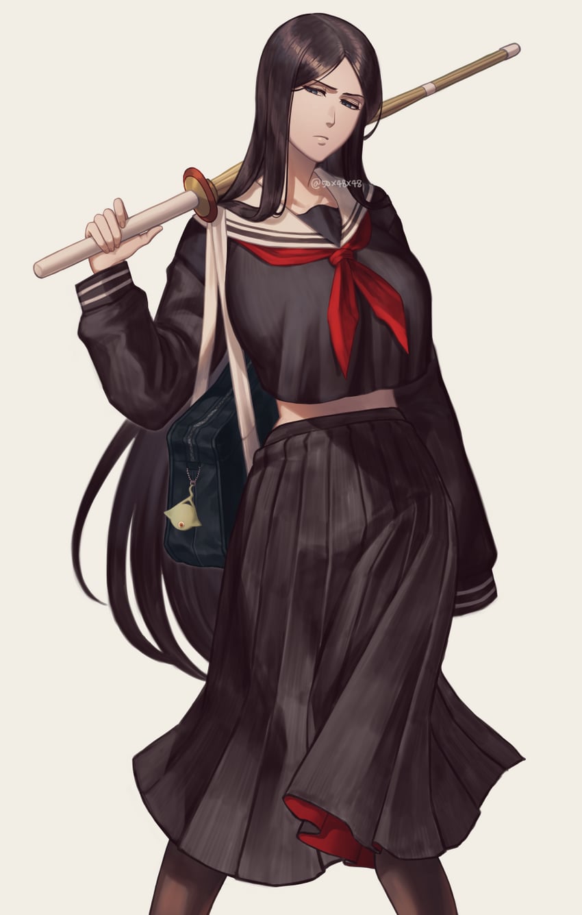 unohana retsu (bleach and 1 more) drawn by 50x48x48