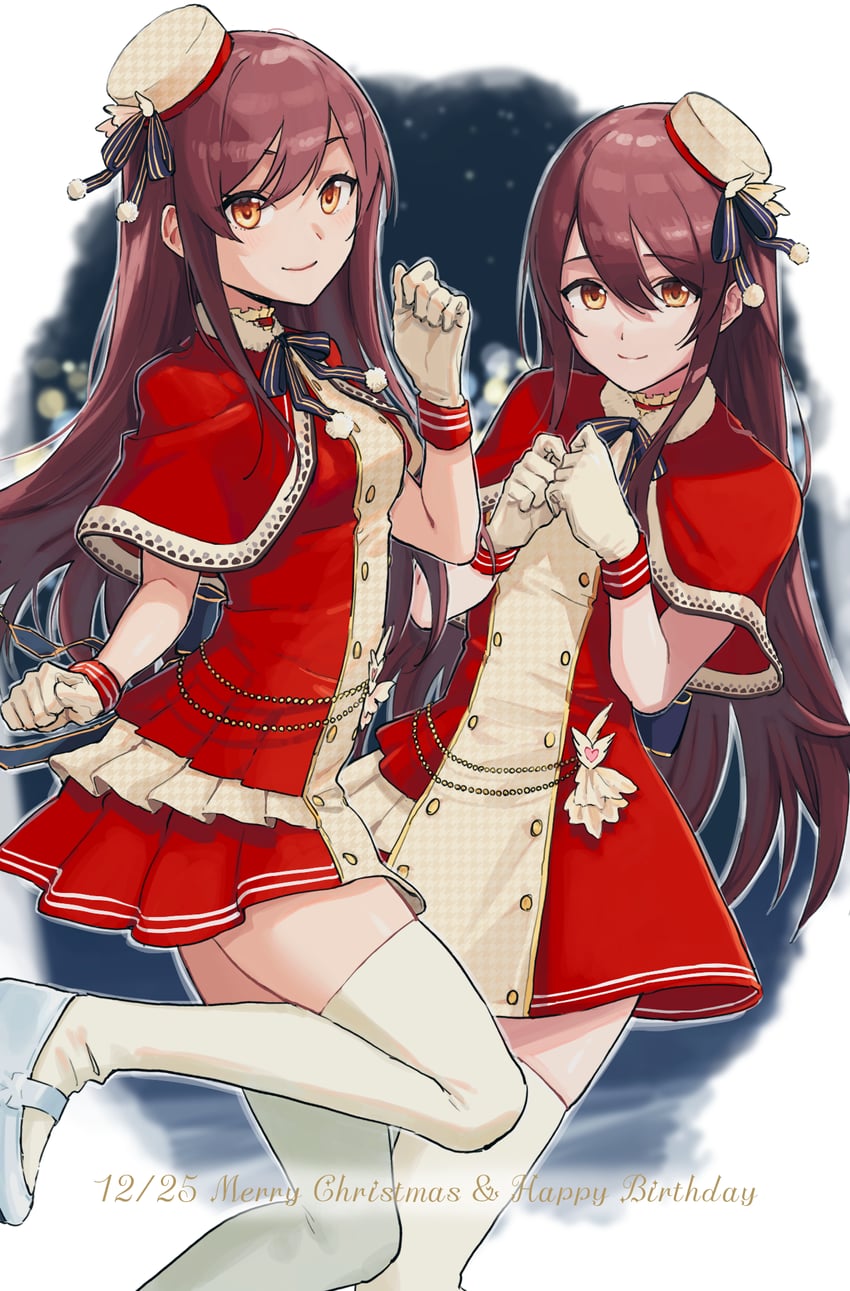 osaki amana and osaki tenka (idolmaster and 1 more) drawn by zelo6