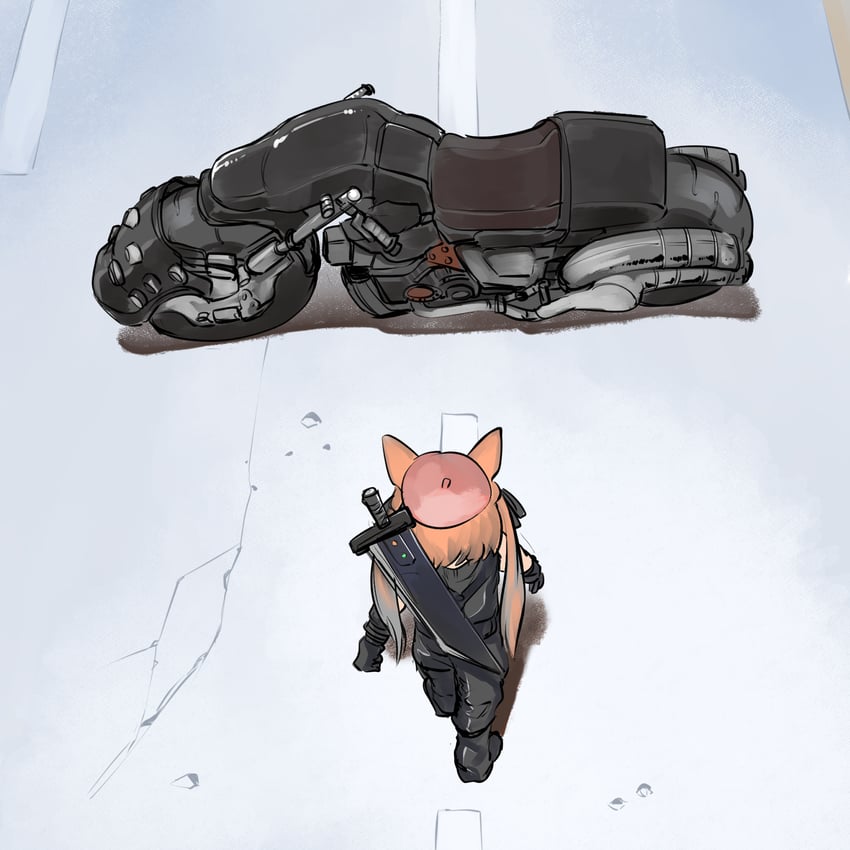 island fox (final fantasy and 5 more) drawn by mcgunngu