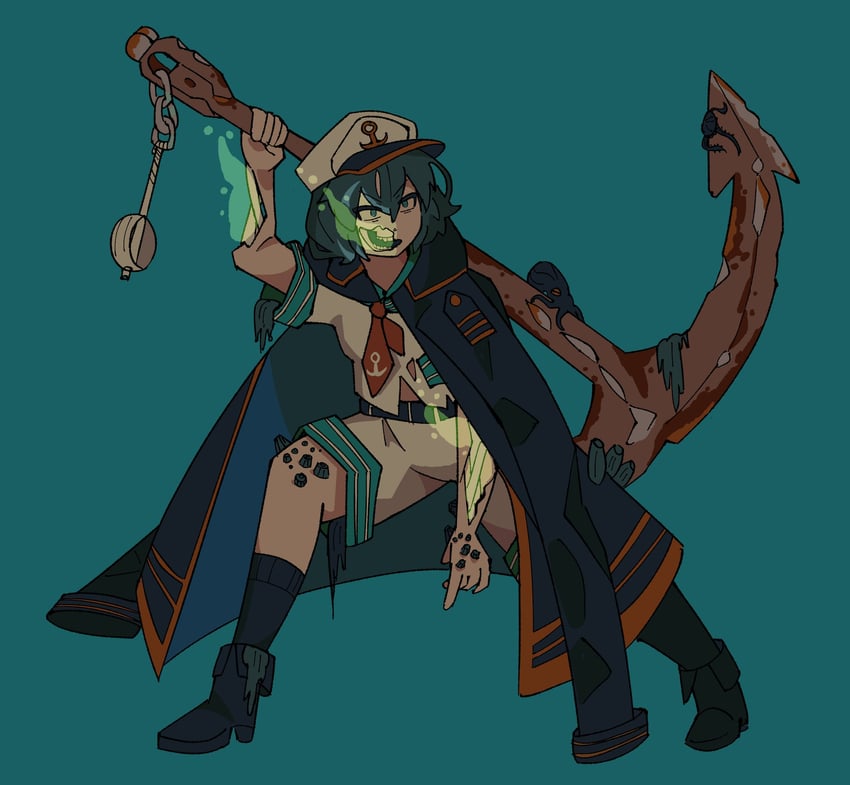 murasa minamitsu (touhou and 1 more) drawn by grimlisp