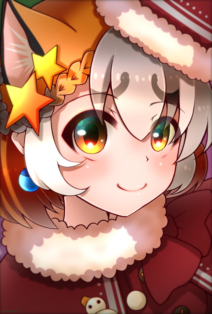 island fox (kemono friends and 1 more) drawn by hikarikmy