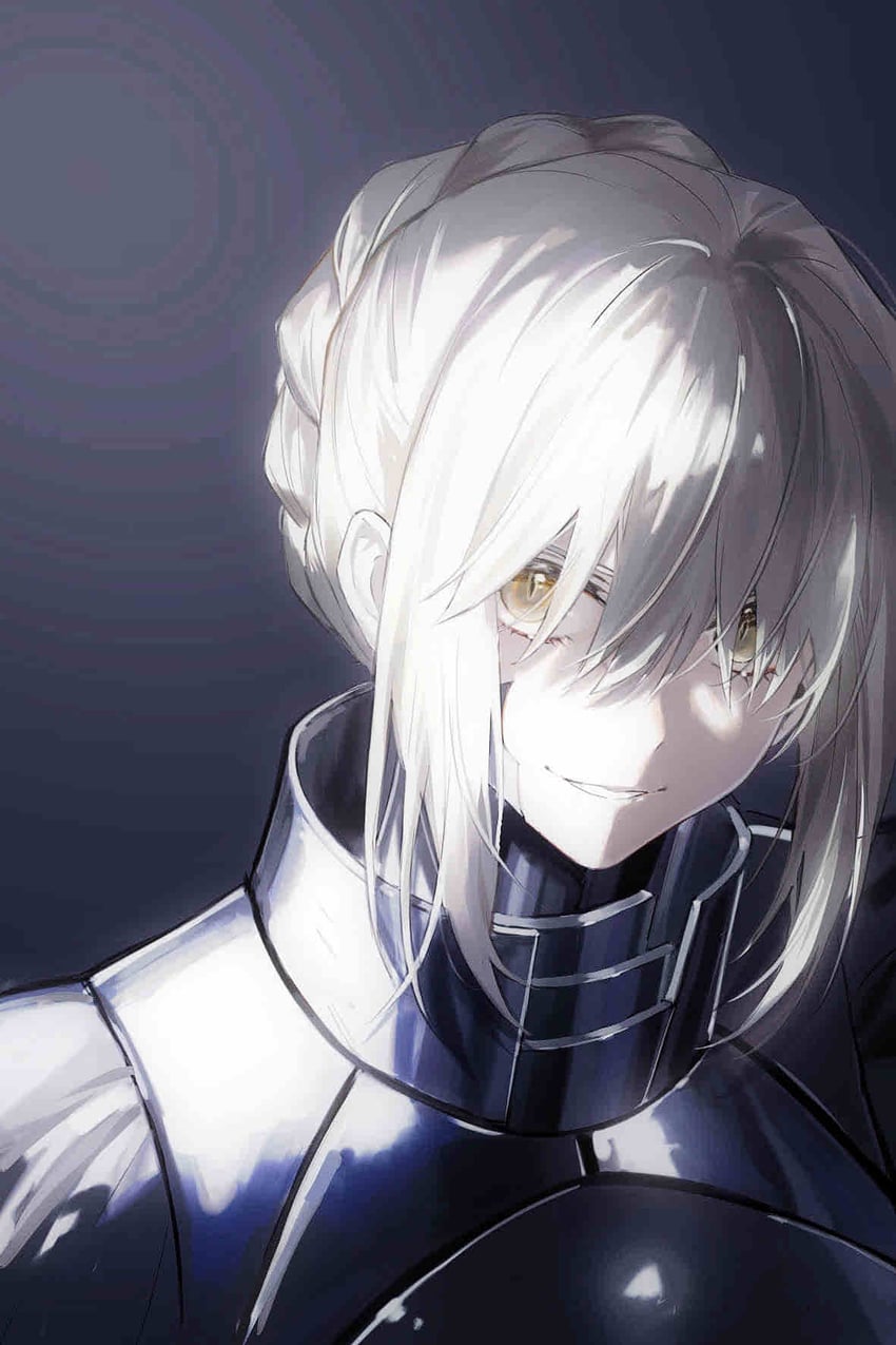 artoria pendragon and saber alter (fate and 1 more) drawn by bsq