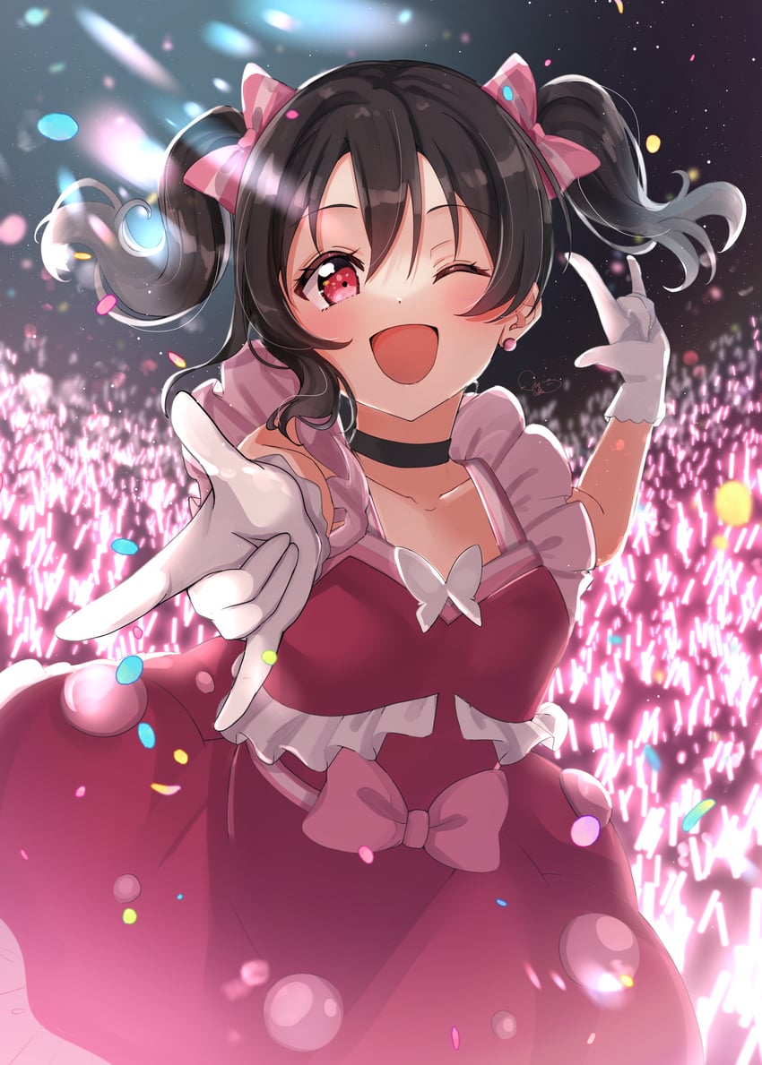 yazawa nico (love live! and 1 more) drawn by nyako_(utaneko31)