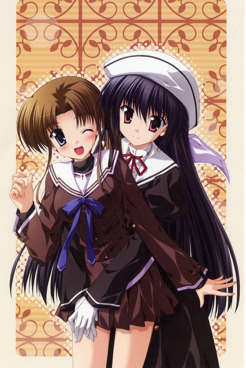 amamiya yuuko and hayama mizuki (ef) drawn by nanao_naru